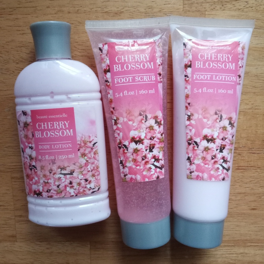 Foot scrub and lotion